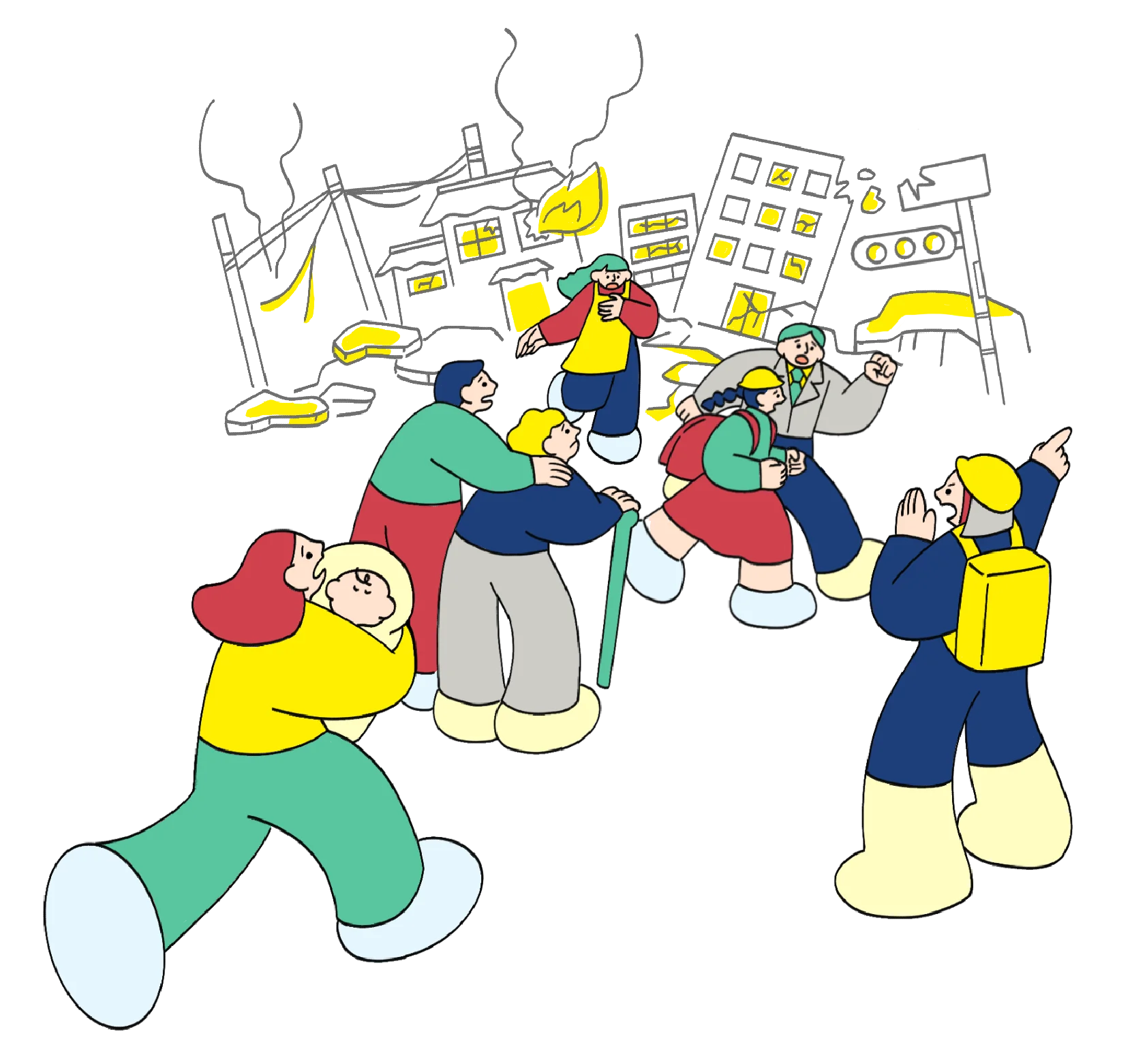 地震被害想定のイメージ画像